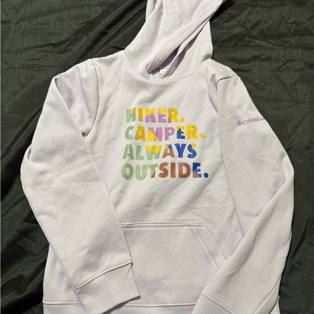 Columbia Light Purple Hoodie, New With Tags